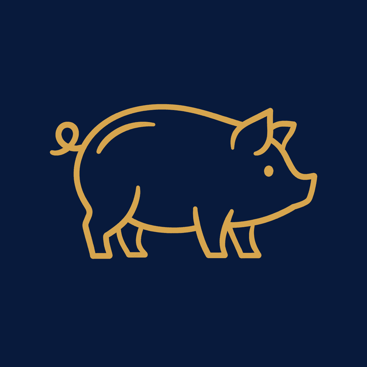 Ilustración del animal Cerdo