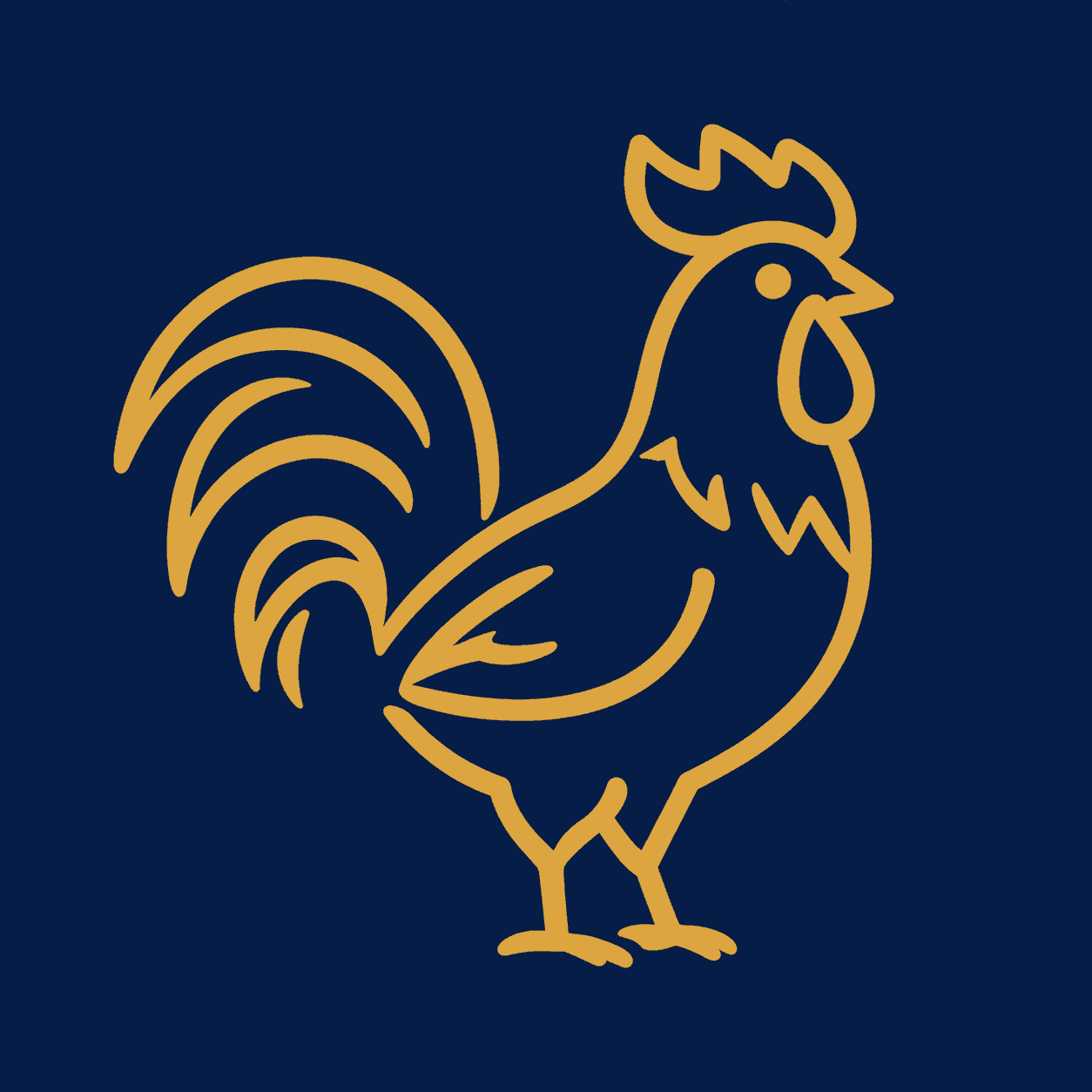 Ilustración del animal Gallo