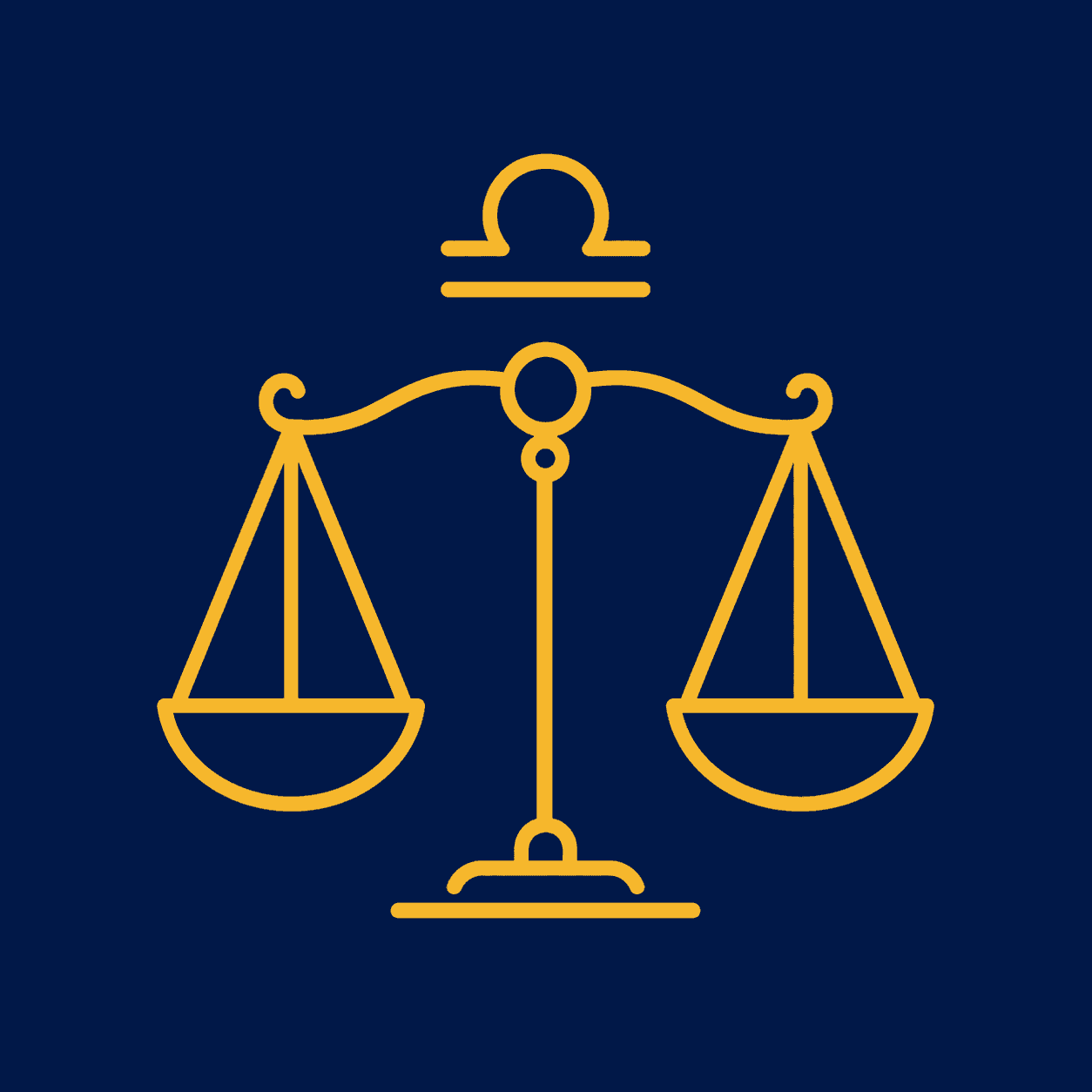 Ilustración del signo Libra